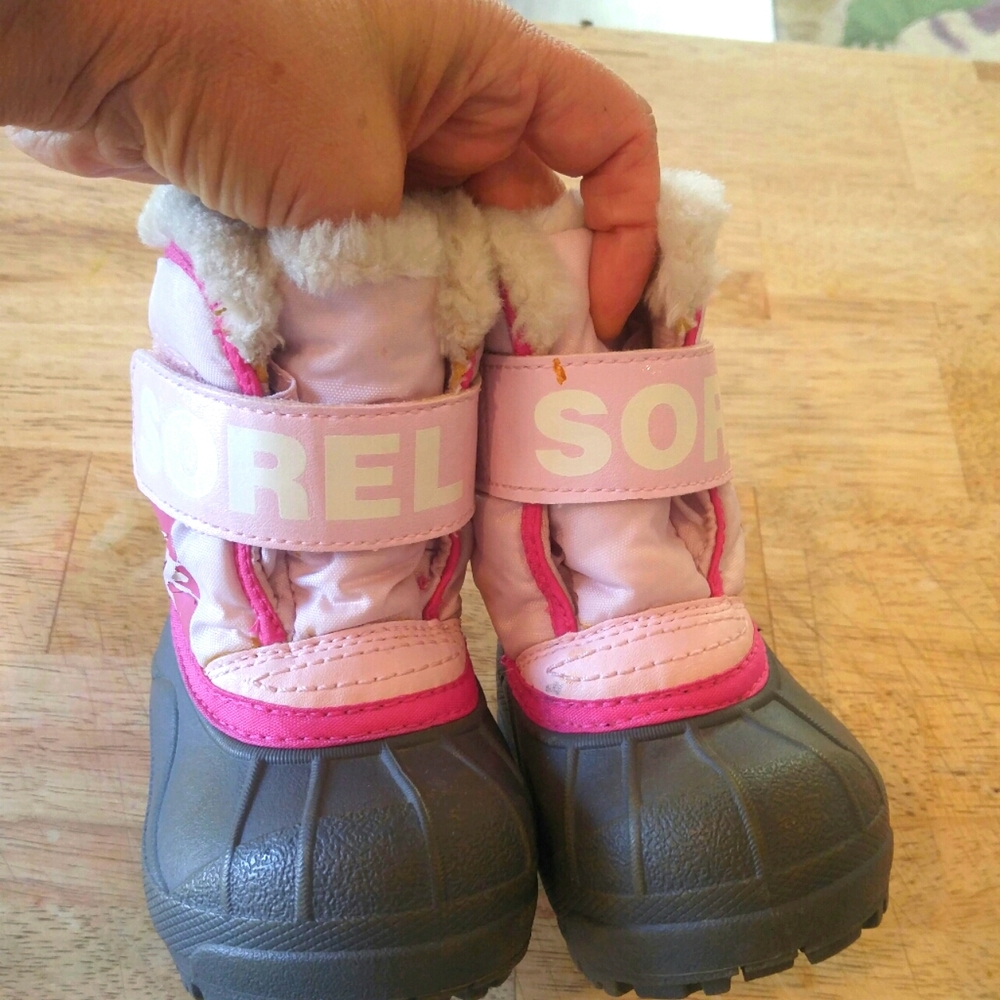 Sorel Toddler Sz 4 Snow Boots Pink